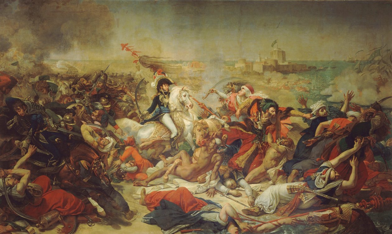 Slaget ved Abukir, 25. juli 1799 af Antoine-Jean Gros