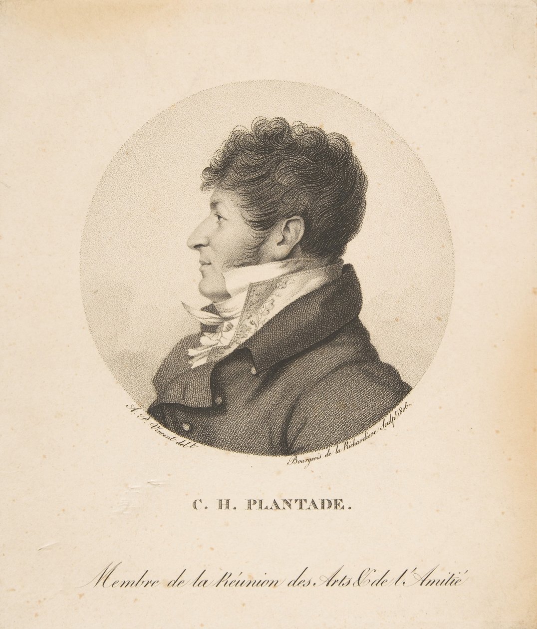 Charles Henri Plantade, 1806. af Antoine Achille Bourgeois de La Richardiere