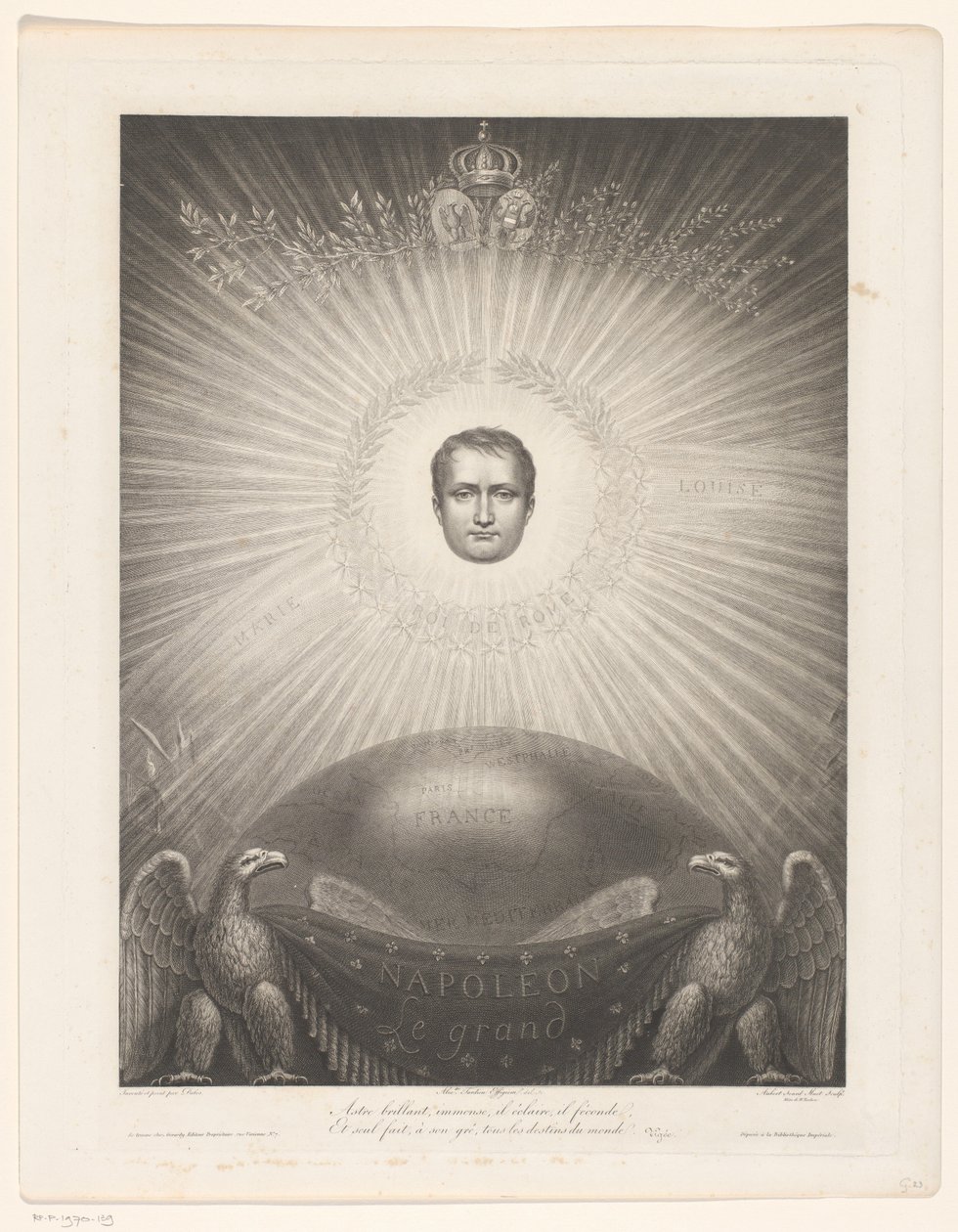 Glorificering af Napoleon Bonaparte af Antoine Aubert