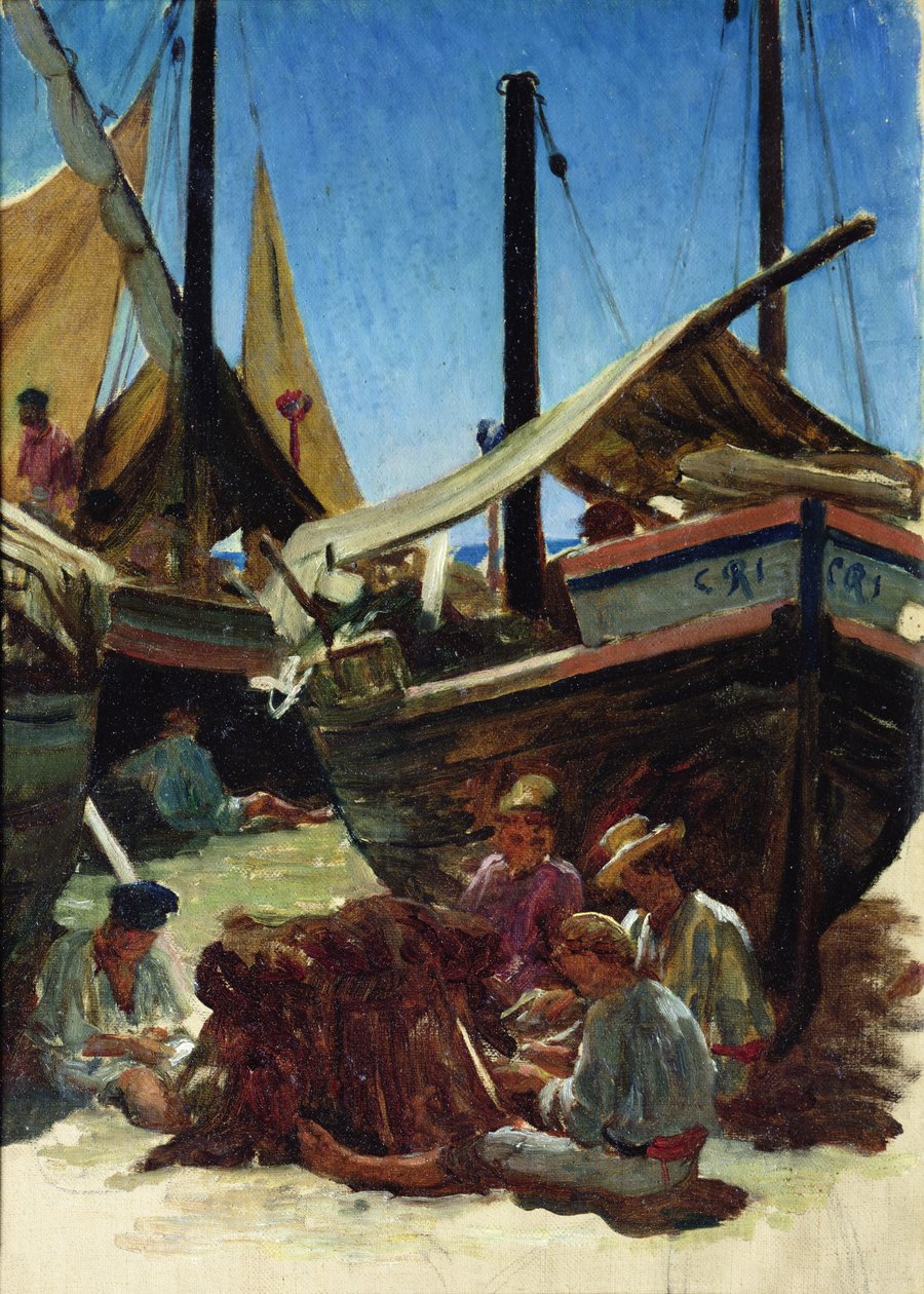 Anzio, Havnen af Antoine Auguste Ernest Herbert or Hebert