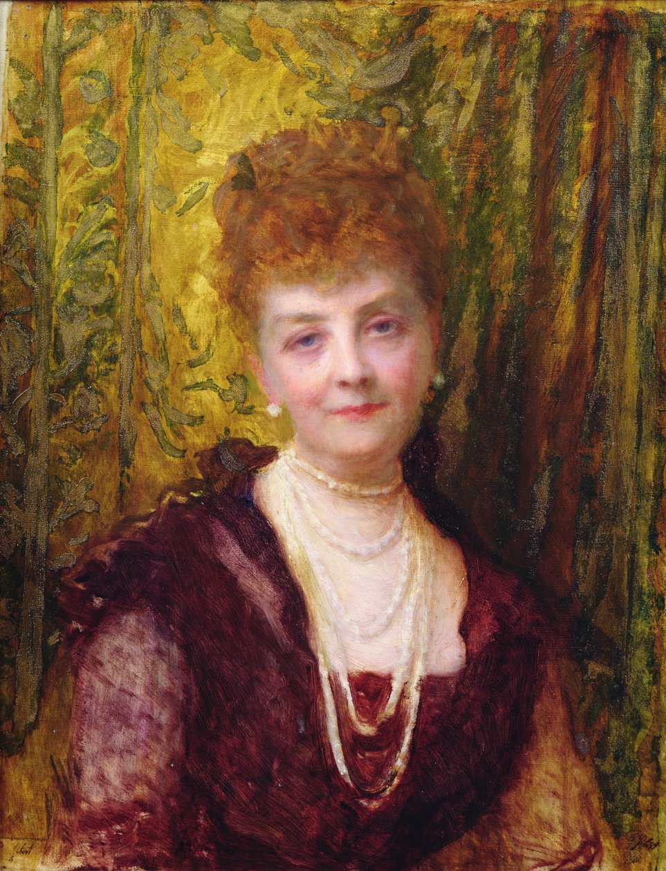 Melanie de Bussiere, grevinde af Pourtales, 1897 af Antoine Auguste Ernest Herbert or Hebert