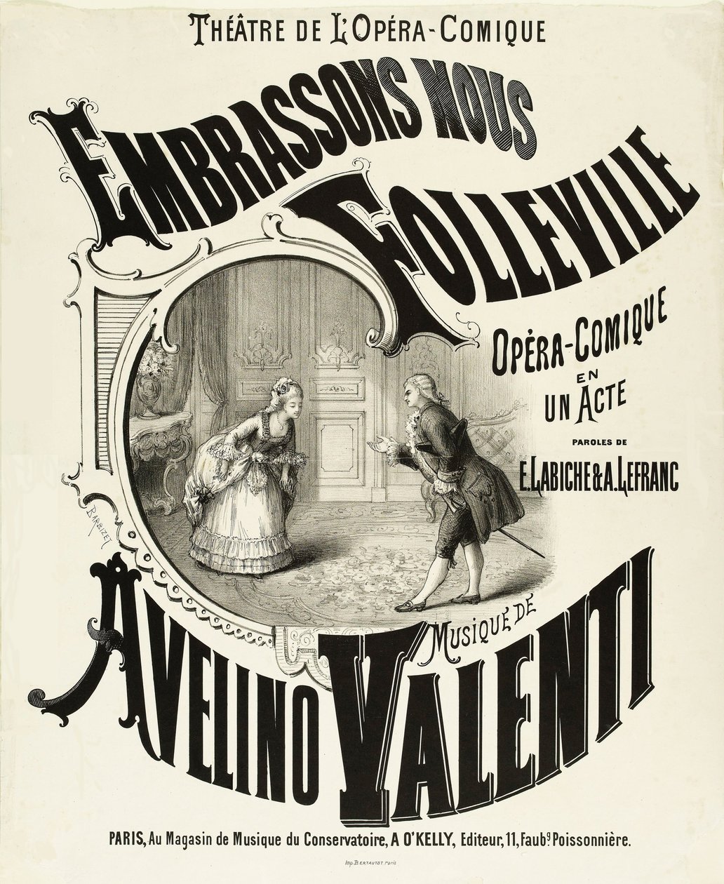 Lad os kysse, Folleville af Antoine Barbizet
