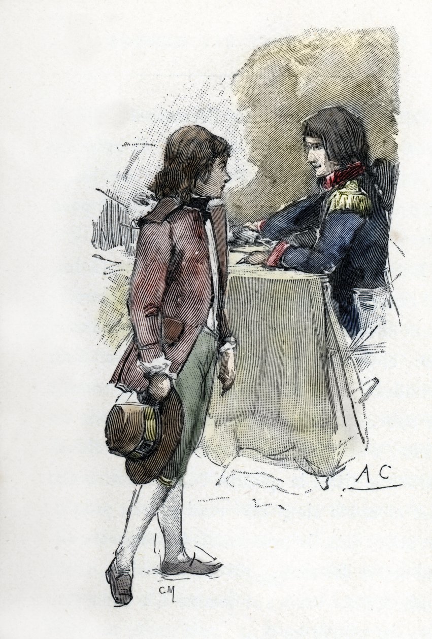 Josephines søn, Eugene de Beauharnais (1781-1824) gør krav på sin far Alexandre de Beauharnais