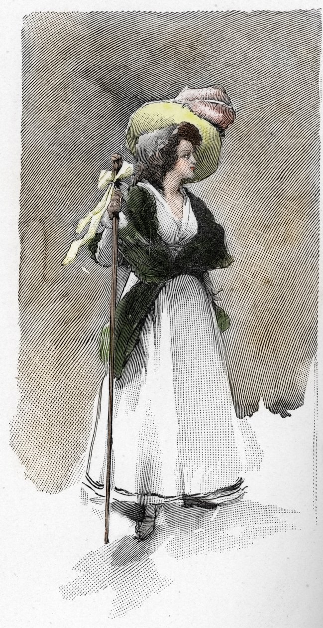 Portræt af den italienske sangerinde Giuseppina Grassini (1773-1850) af Antoine Calbet