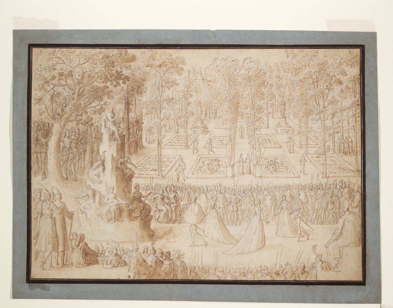 Catherine de Medici underholder de polske ambassadører i Tuileries Gardens af Antoine Caron