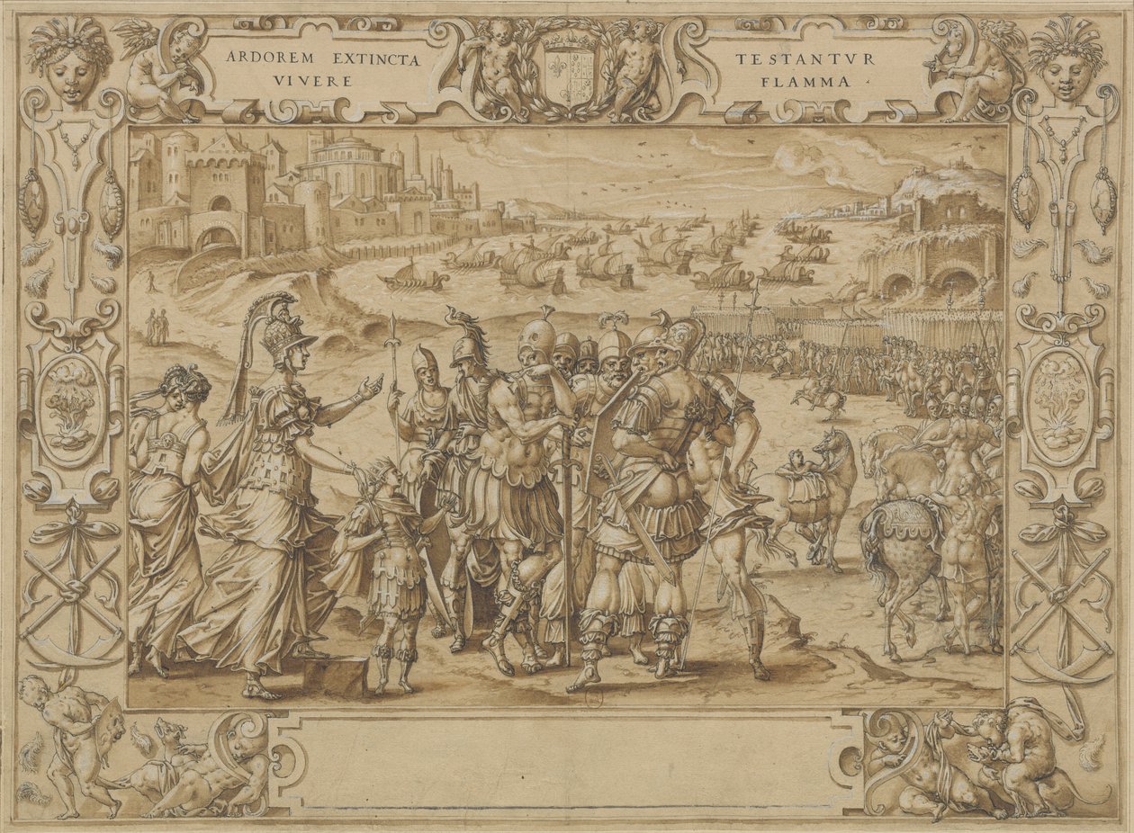 Historien om dronning Artemisia, s. 47 af Antoine Caron