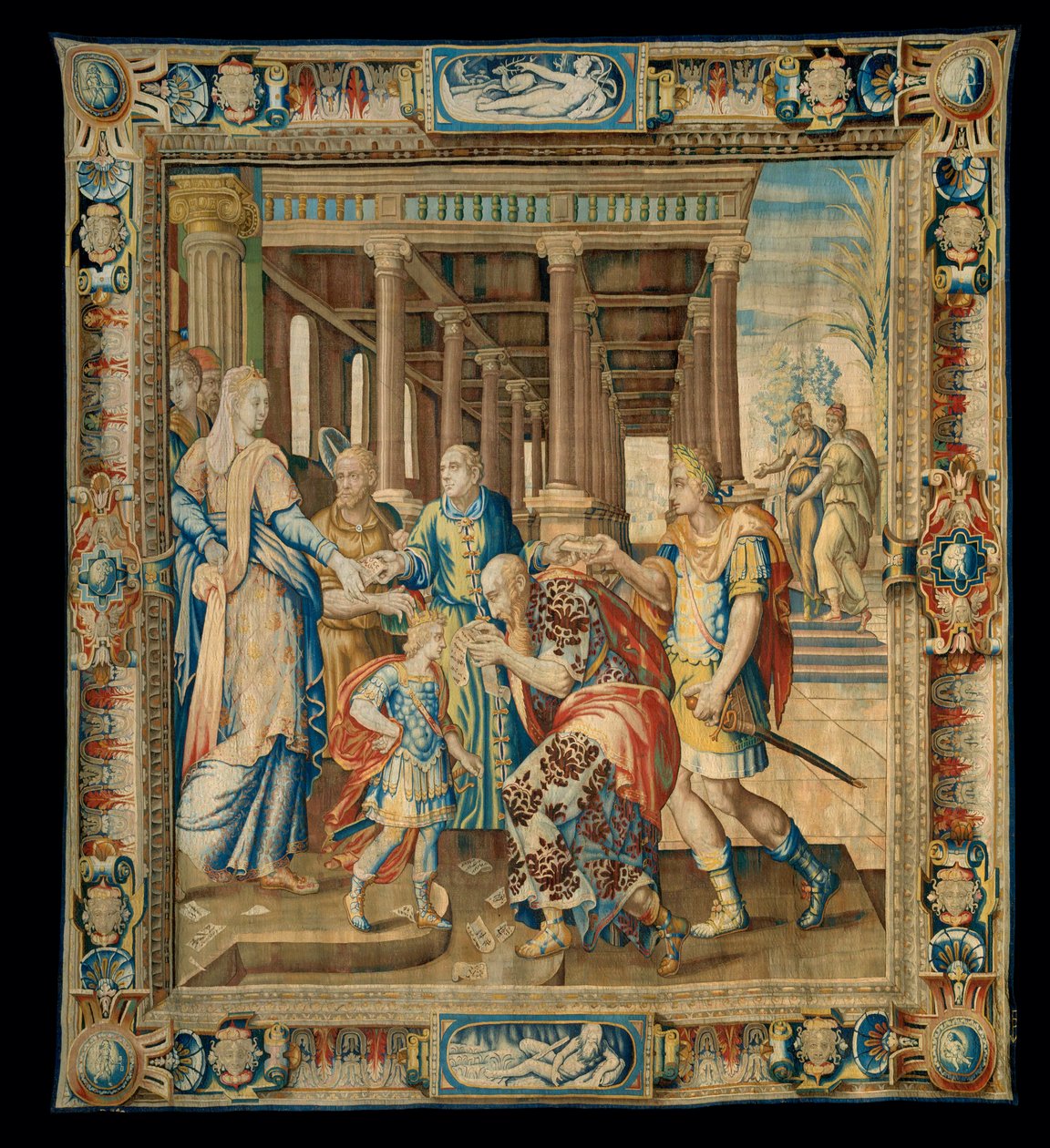 Billedtæppe "Artemisias historie", Paris ... af Antoine Caron