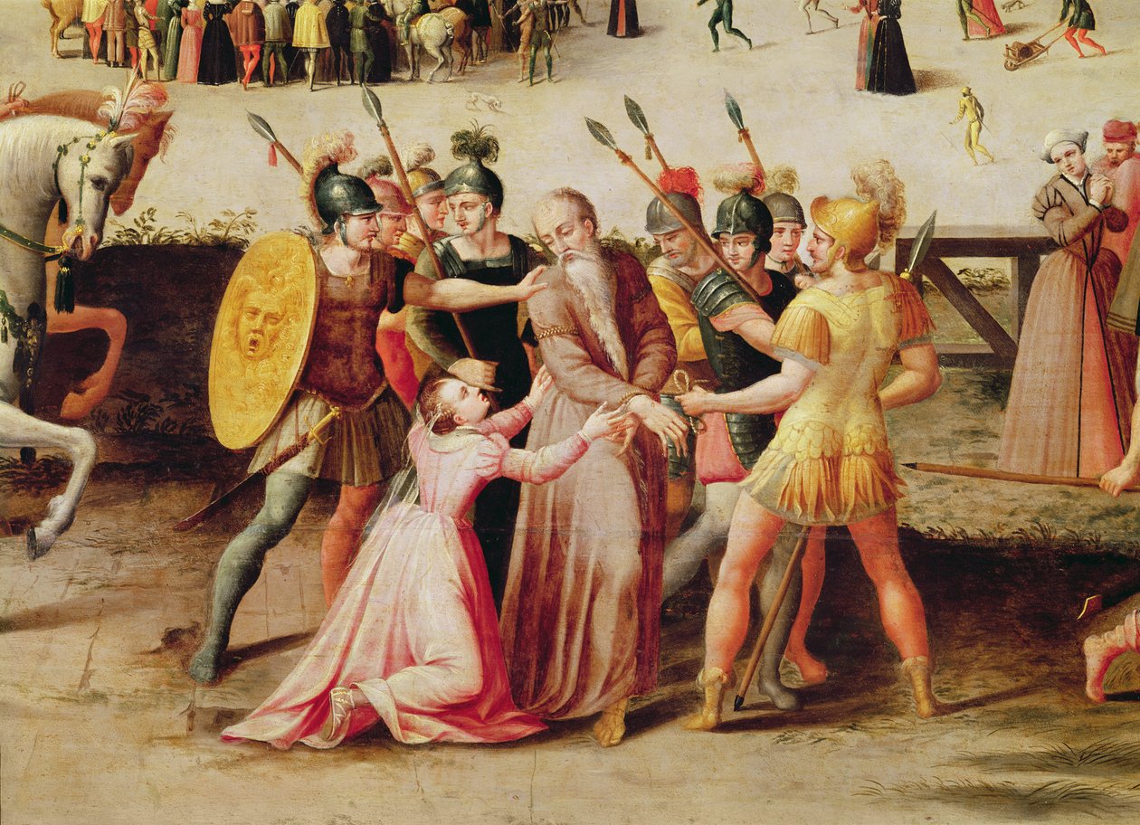 Arresten af Sir Thomas More i 1535 (detalje af 40437) af Antoine Caron