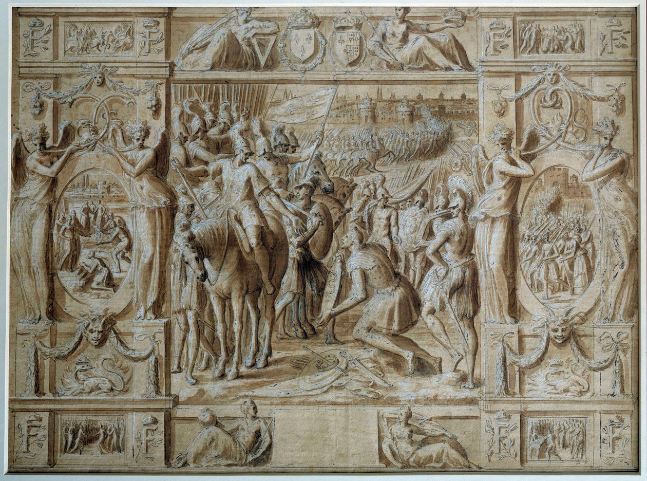 Milanos underkastelse Francois I