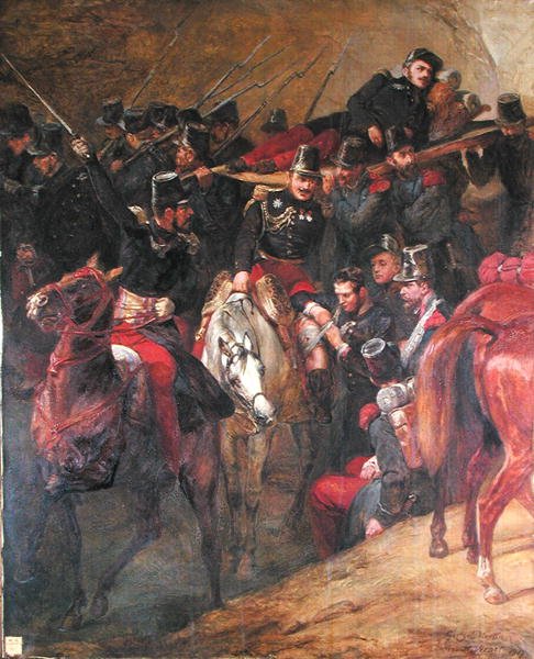 Angrebet på Muzayah af Antoine Charles Horace Vernet