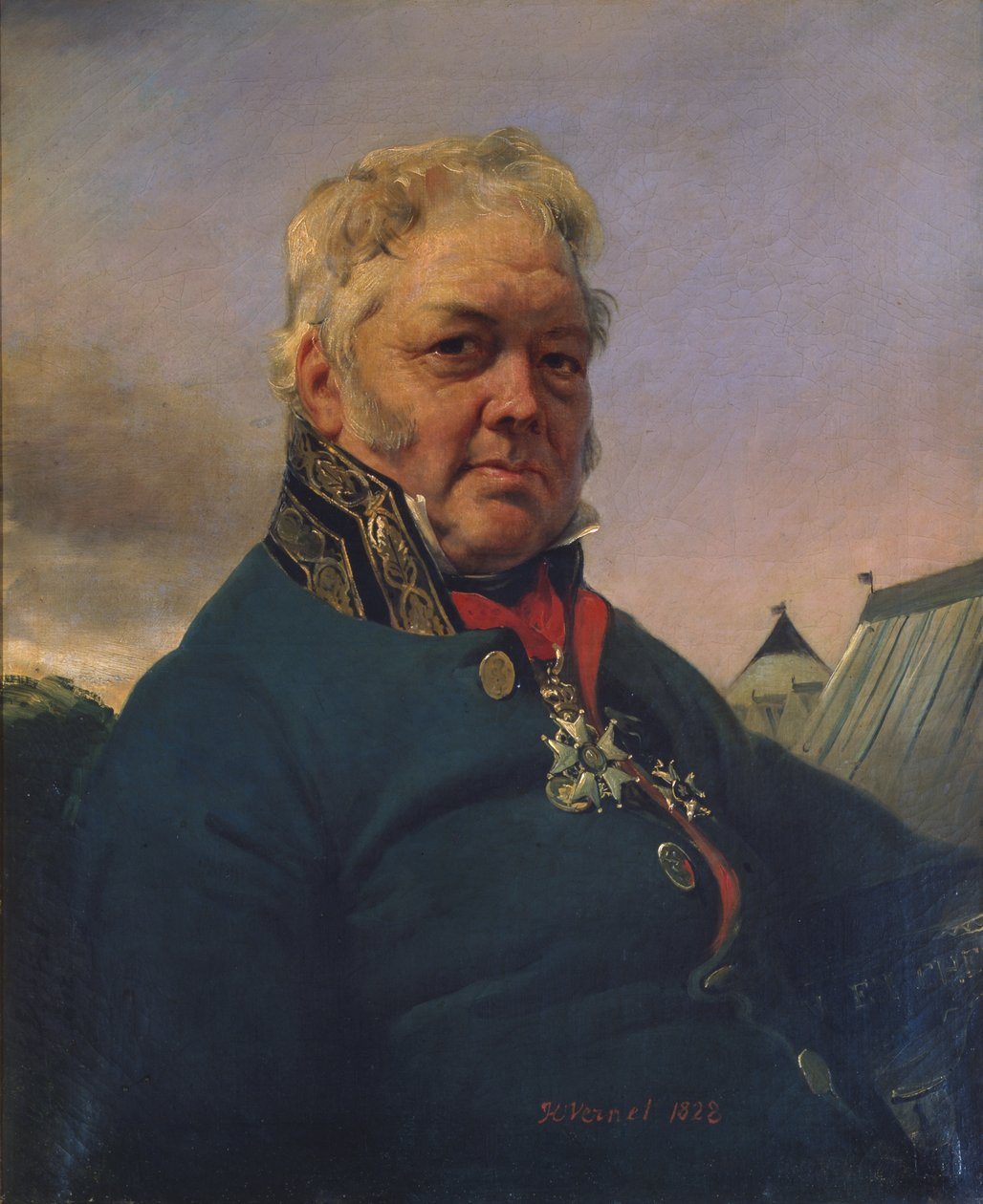 Baron Rene Nicolas Dufriche-Desgenettes (1762-1837) 1822 (olie på lærred) af Antoine Charles Horace Vernet