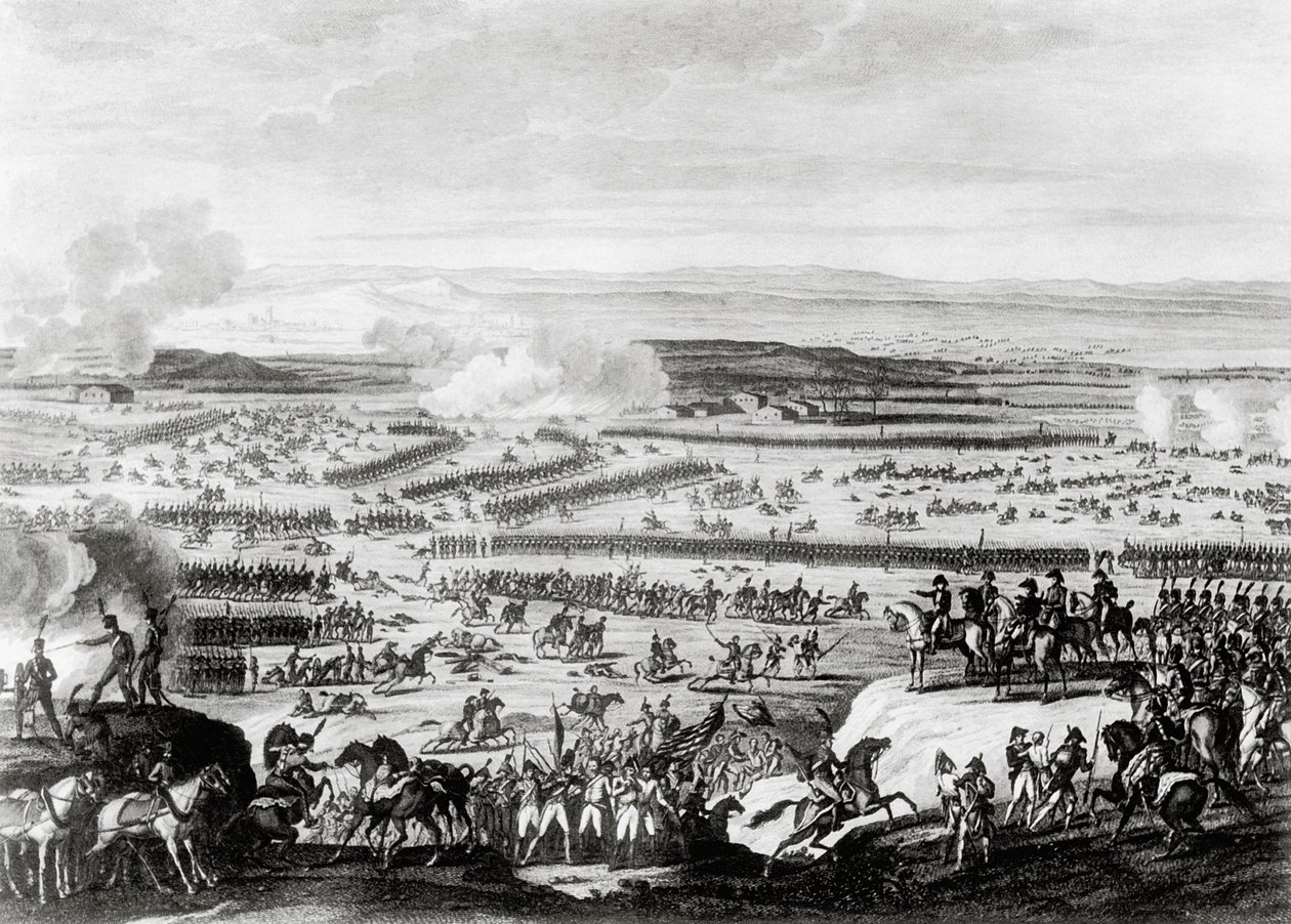 Slaget ved Austerlitz i Mähren af Antoine Charles Horace Vernet
