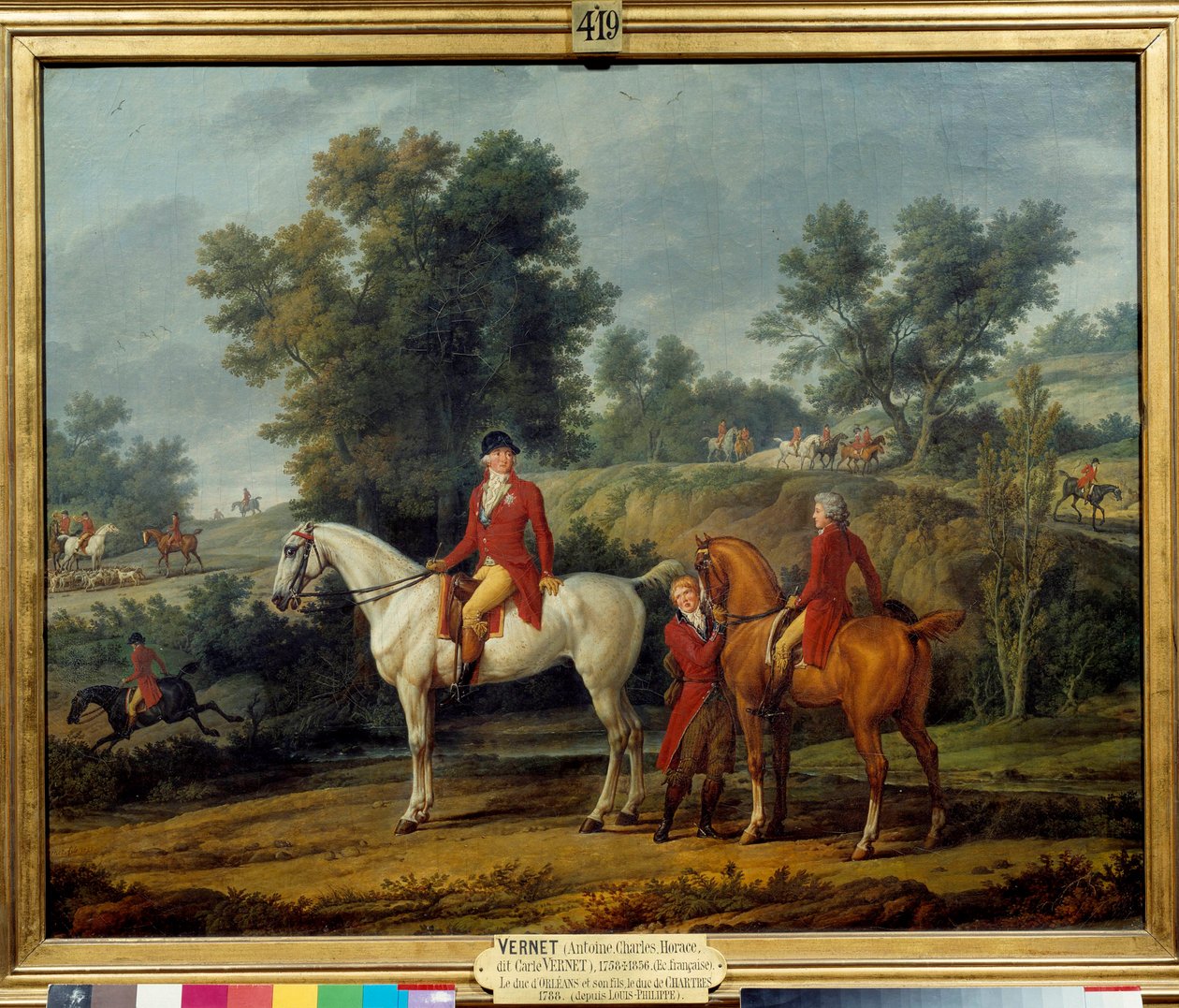 Afgang til jagt Hertug Louis Philippe II Joseph d