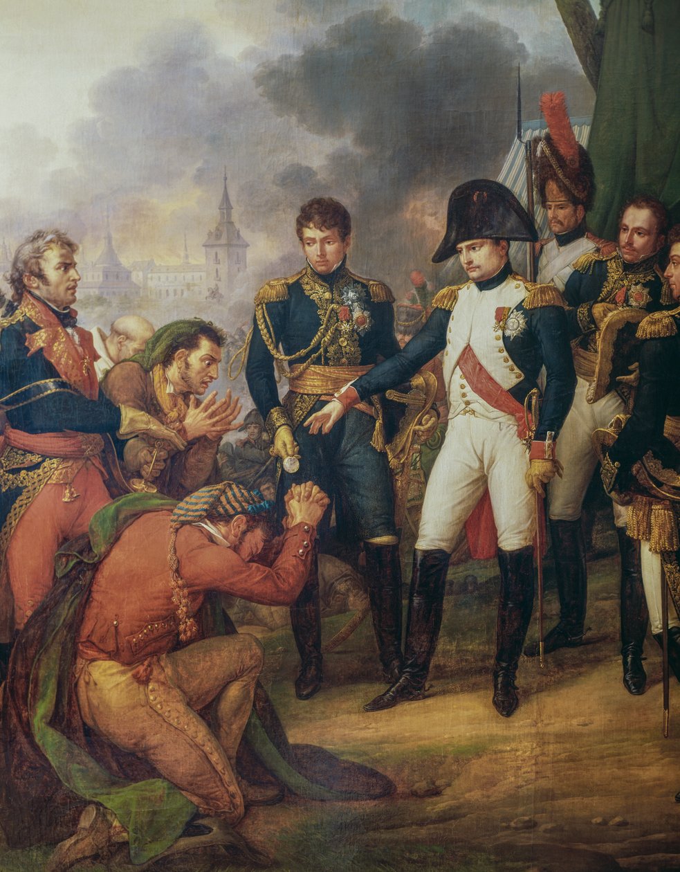 Napoleon Bonaparte i udkanten af Madrid, 7. december af Antoine Charles Horace Vernet