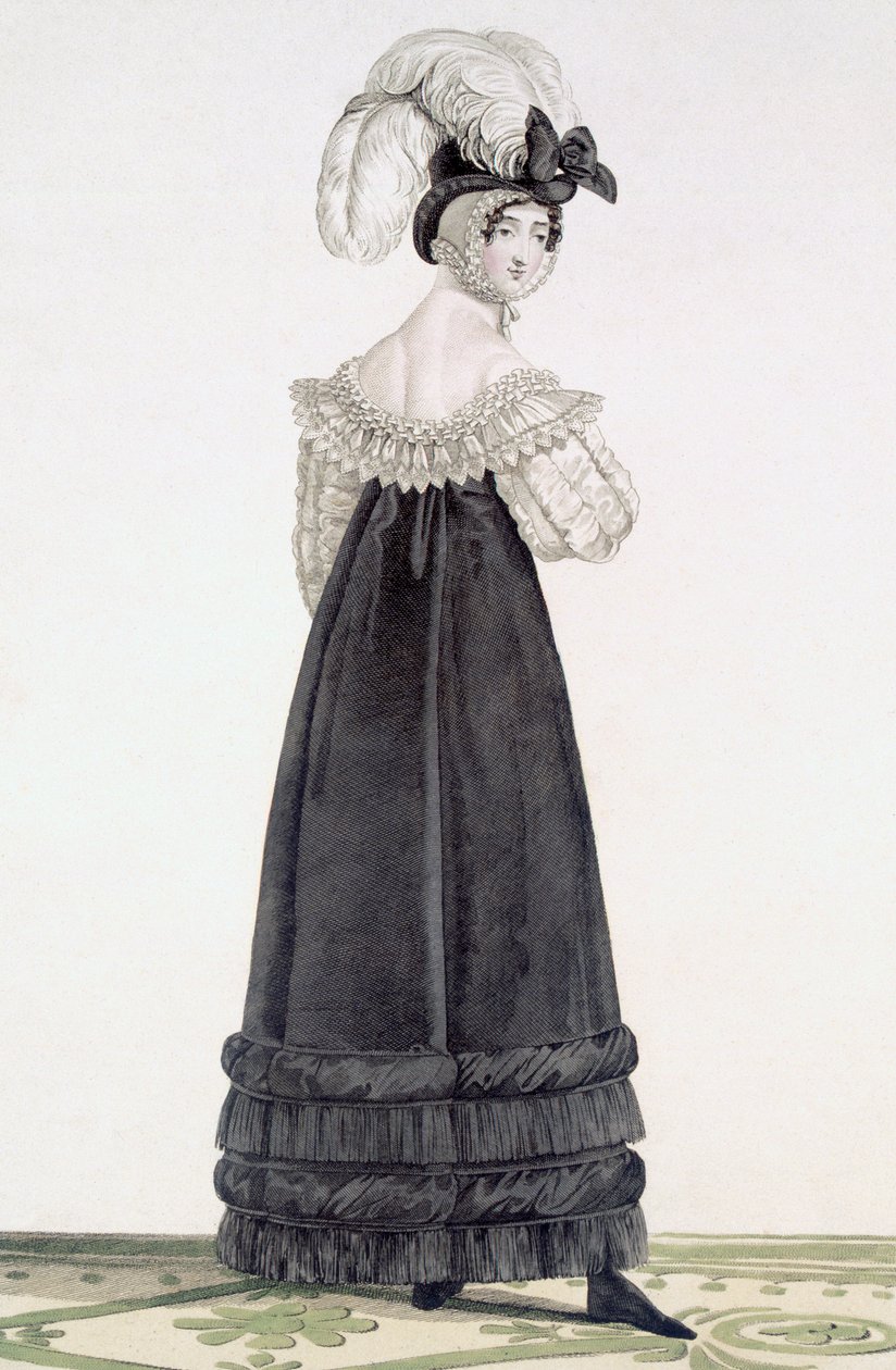 Lady in Velvet Morning Dress, tallerken 24 fra 