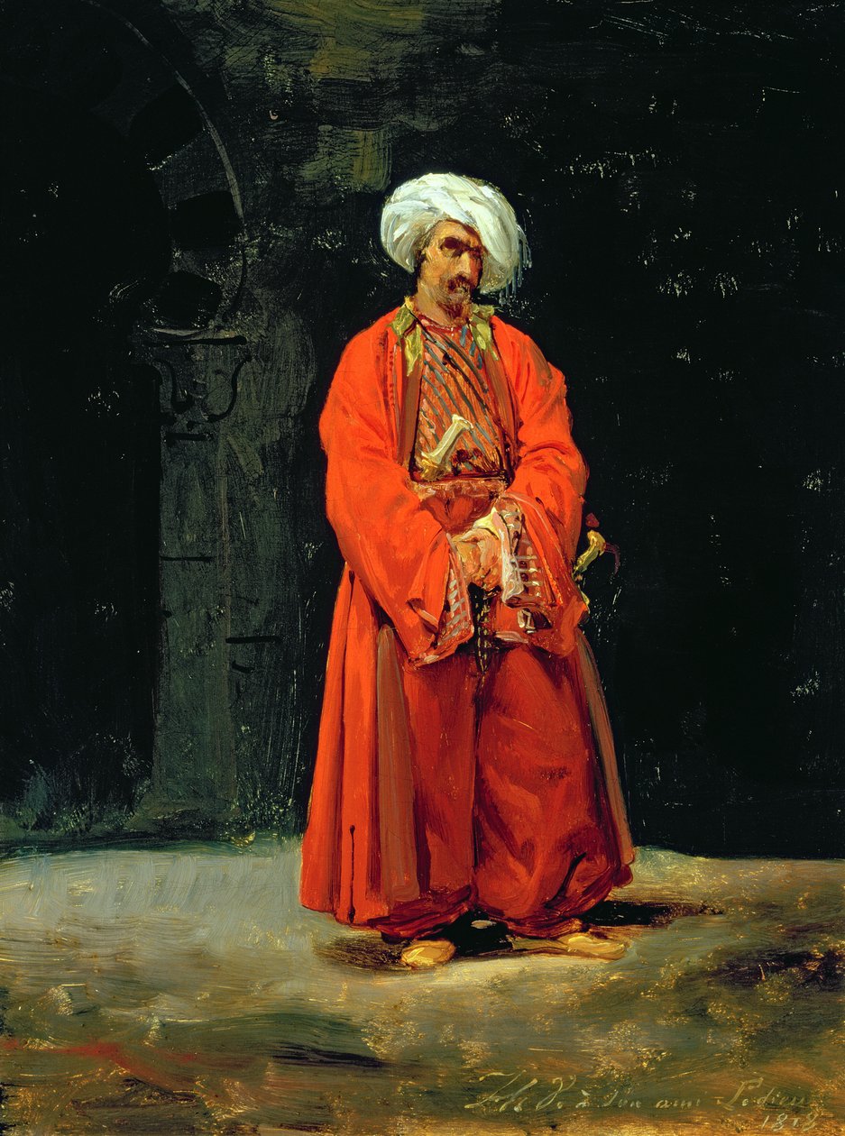 Portræt af en orientaler, 1818 af Antoine Charles Horace Vernet