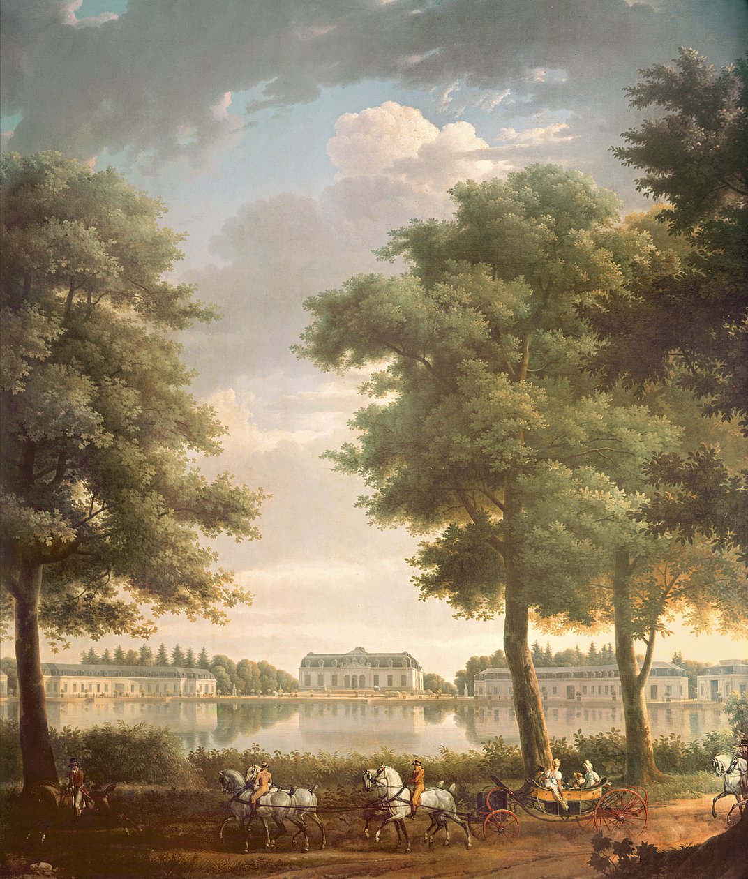 Benrath Castle, 1806 af Antoine Charles Horace Vernet