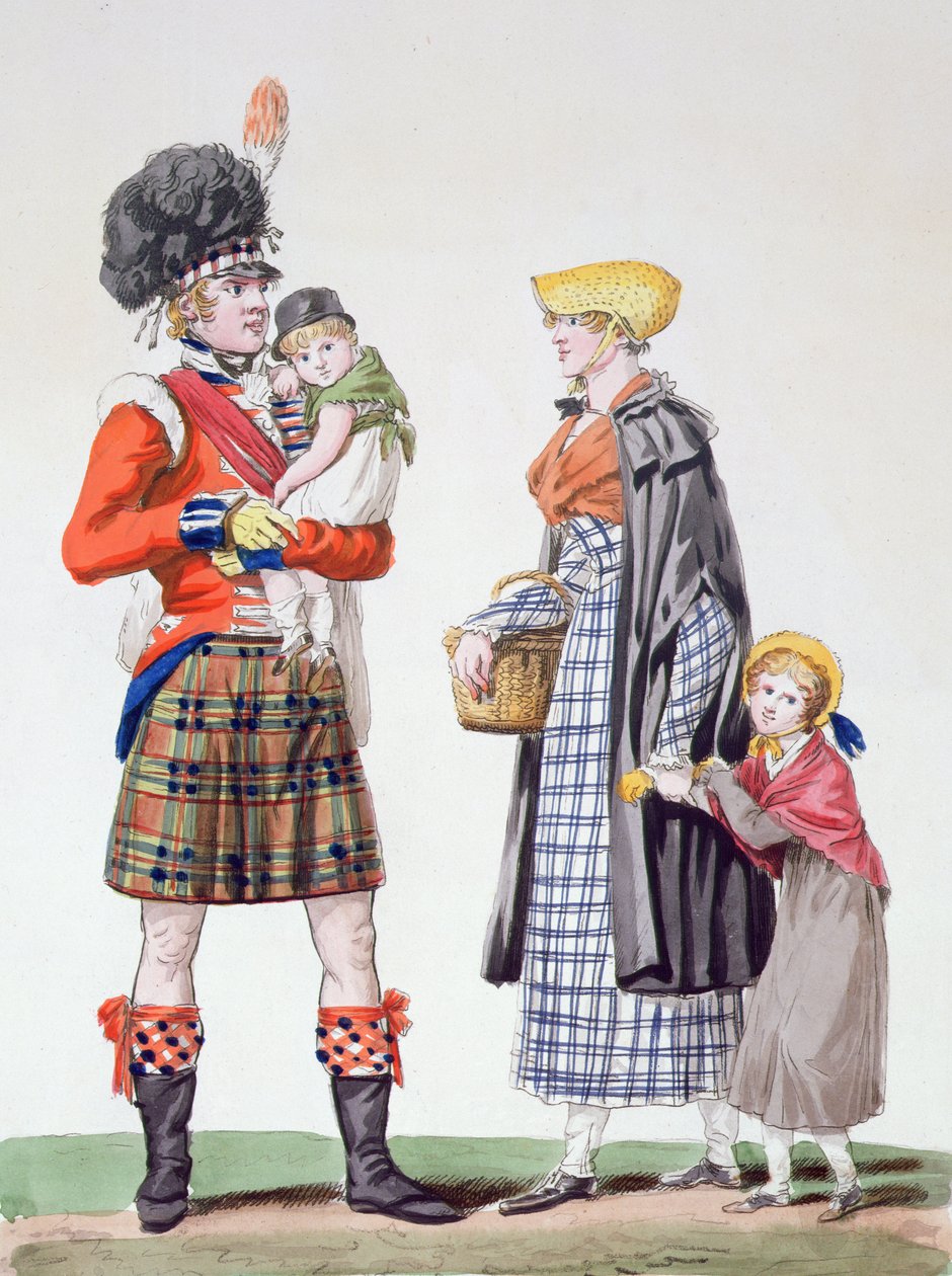 skotsk familie af Antoine Charles Horace Vernet