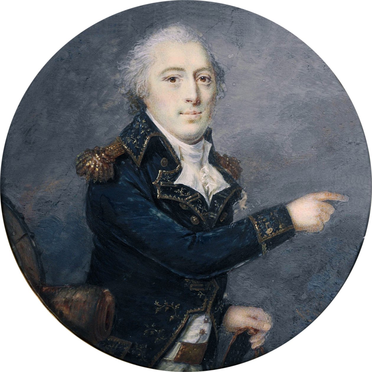 General Baron Thouvenot (1757-1817) af Antoine-Claude Fleury (fl ca. 1790-1822) af Antoine Claude Fleury