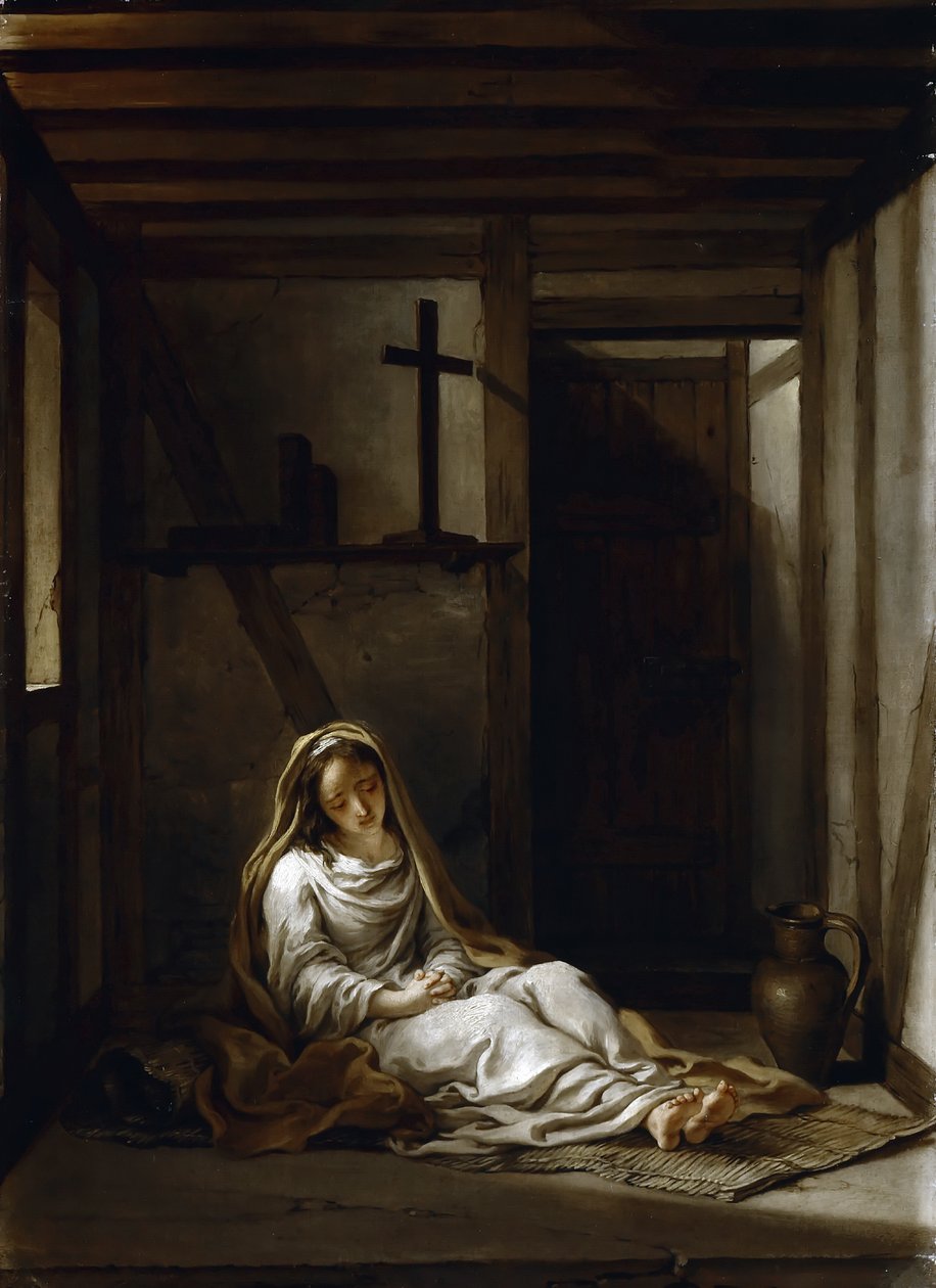 Saint Thaïs i hendes celle af Antoine Coypel