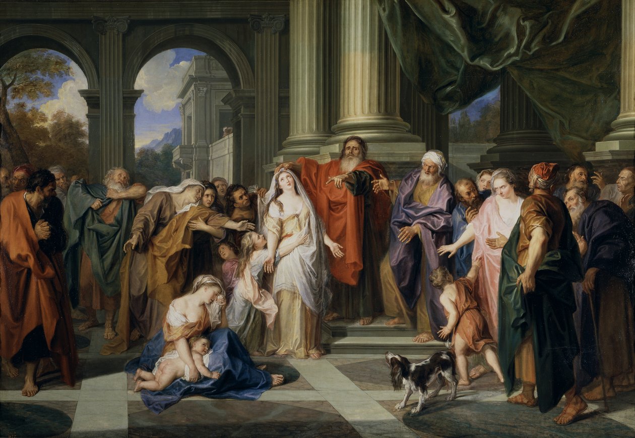 Susannah anklaget for utroskab, 1695-1696 af Antoine Coypel