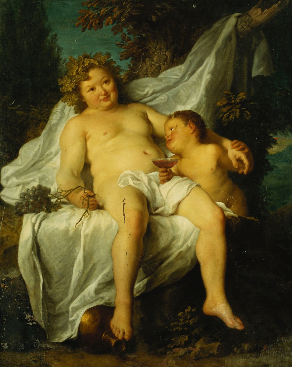 Den berusede Silenus af Antoine Coypel