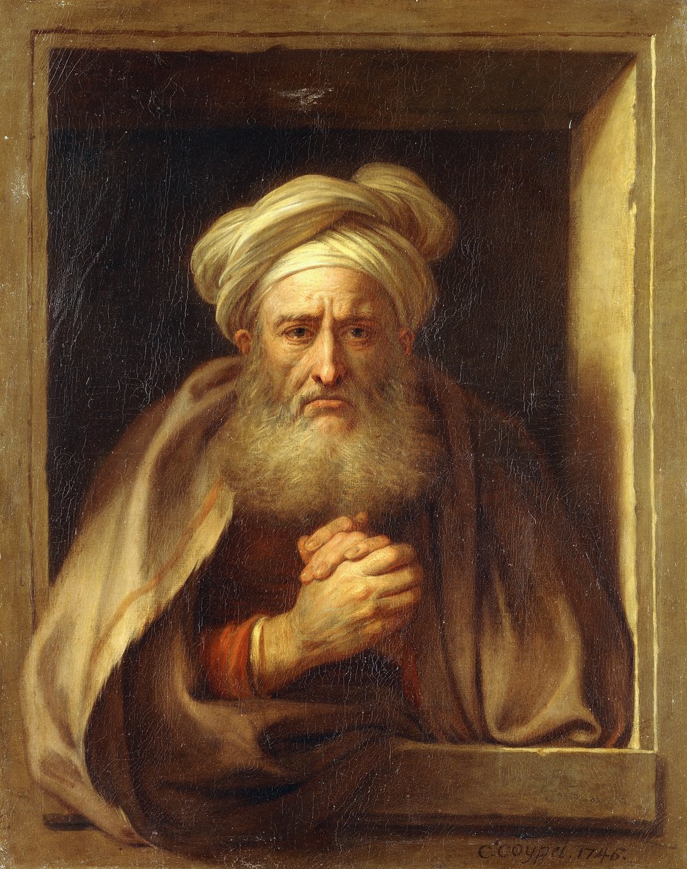 Den sørgelige Heraklit, 1746 af Antoine Coypel