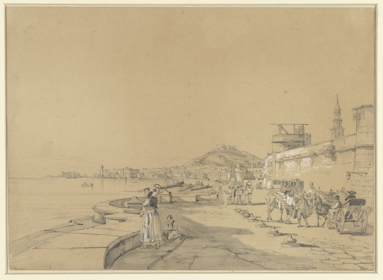 Ansigt i Napoli af Antoine Eugène Ernest Buttura
