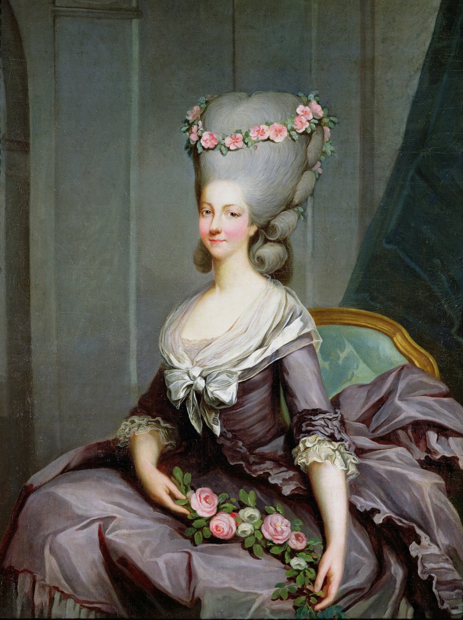 Marie-Therese de Savoie-Carignan (1749-92) Prinsesse af Lamballe (olie på lærred) af Antoine François Callet