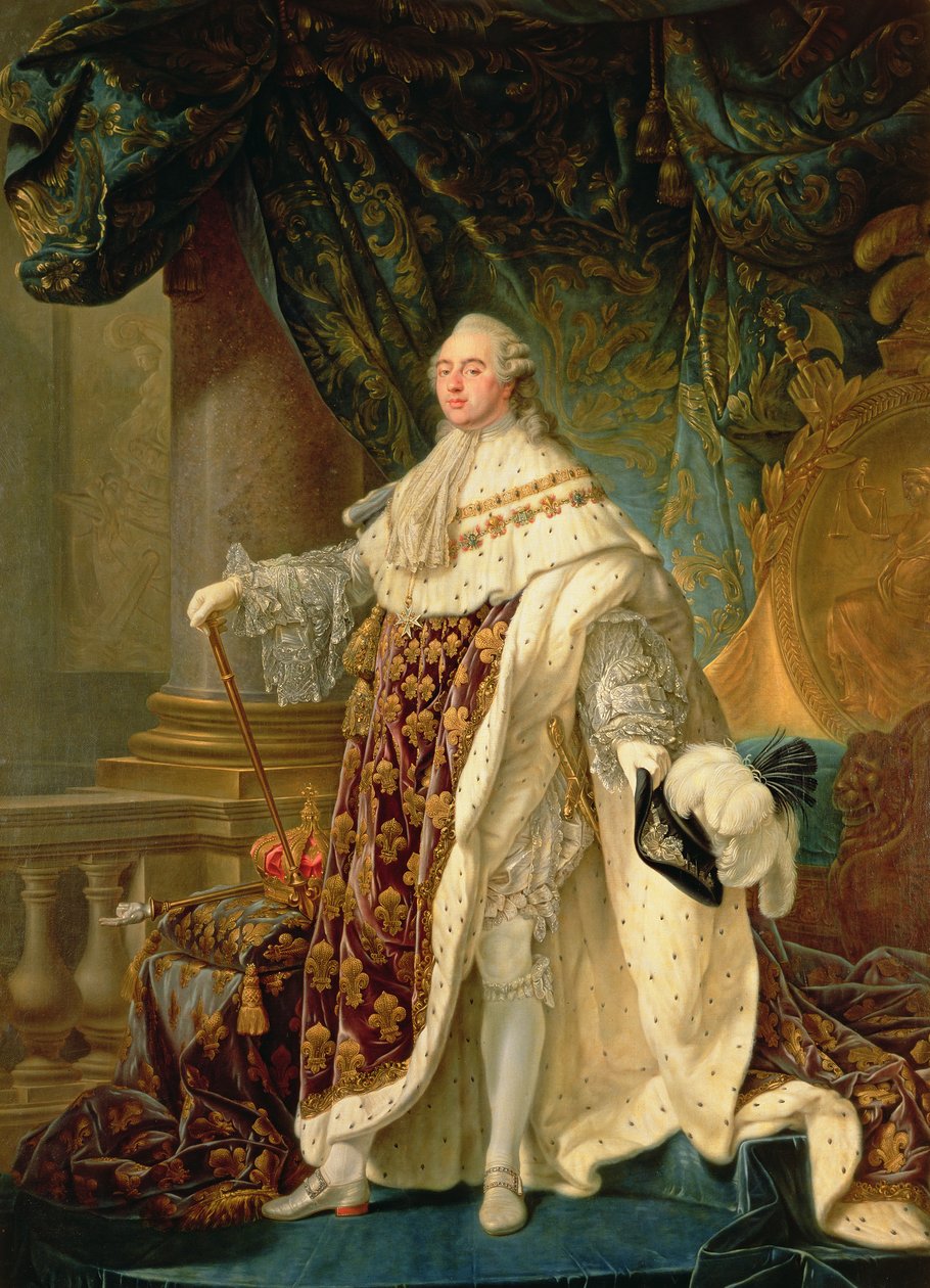 Ludvig XVI (1754-93) af Antoine François Callet