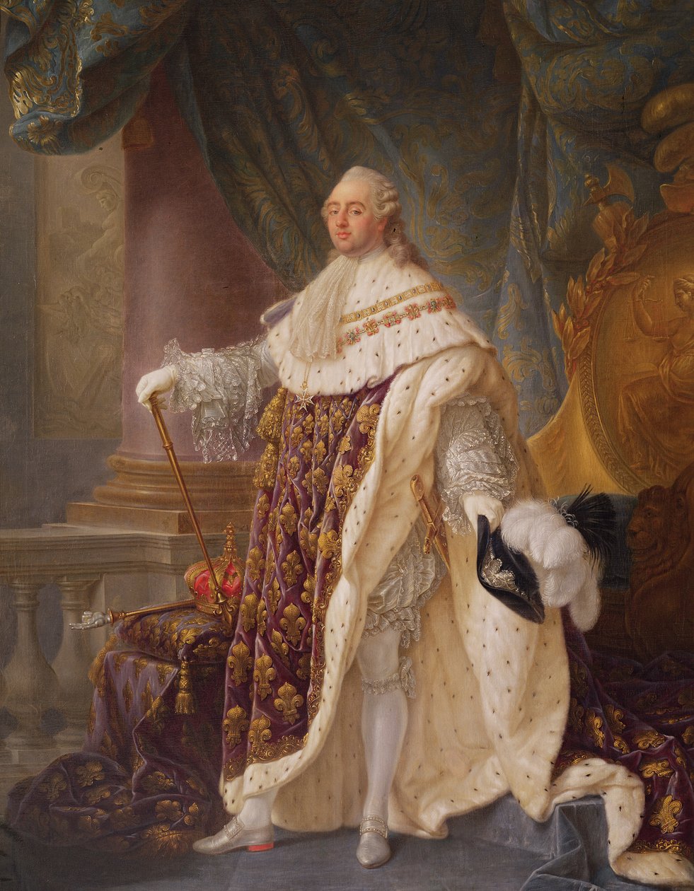 Ludvig XVI (1754-93) af Antoine François Callet