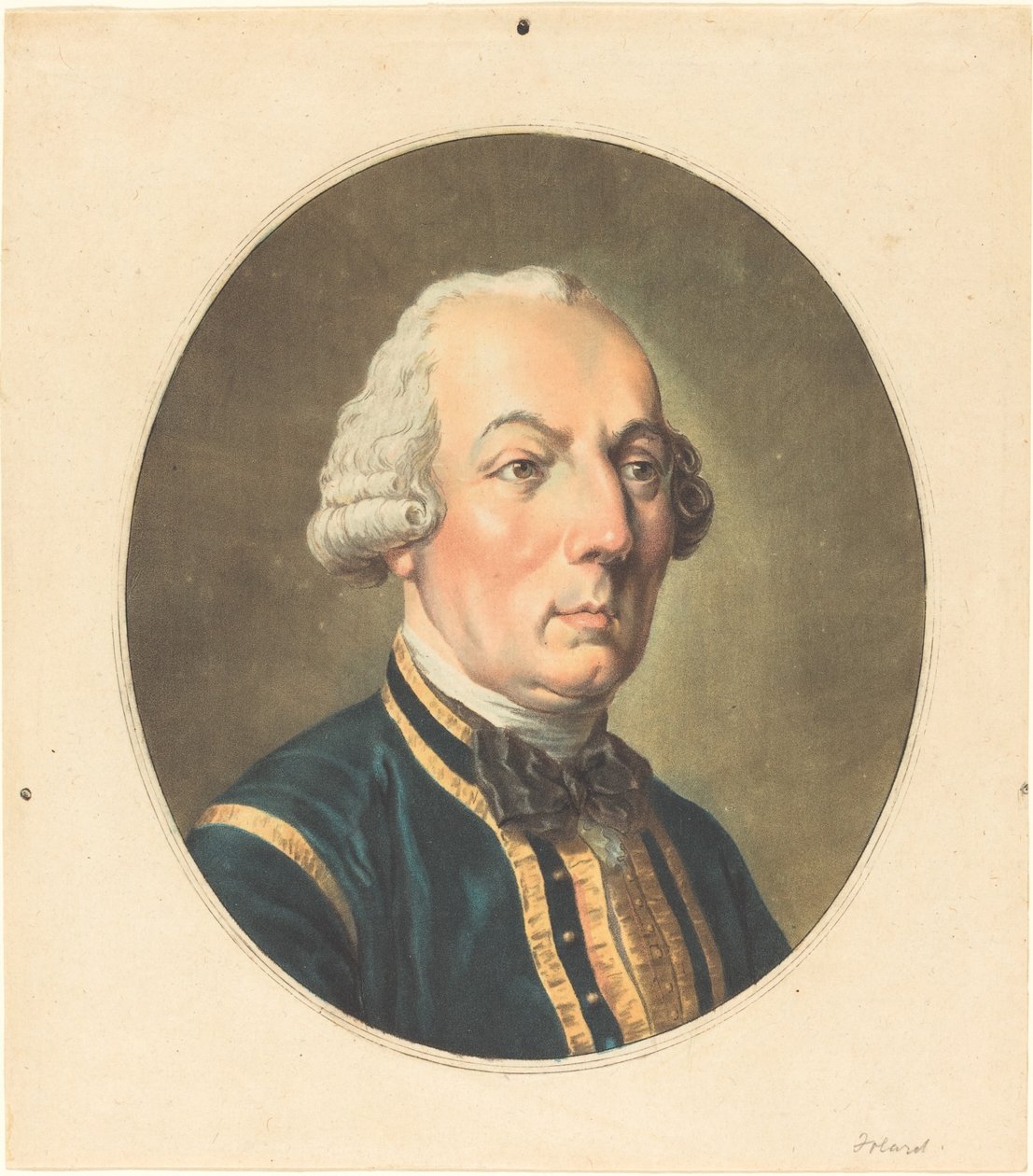 Jean Charles Folard af Antoine François Sergent