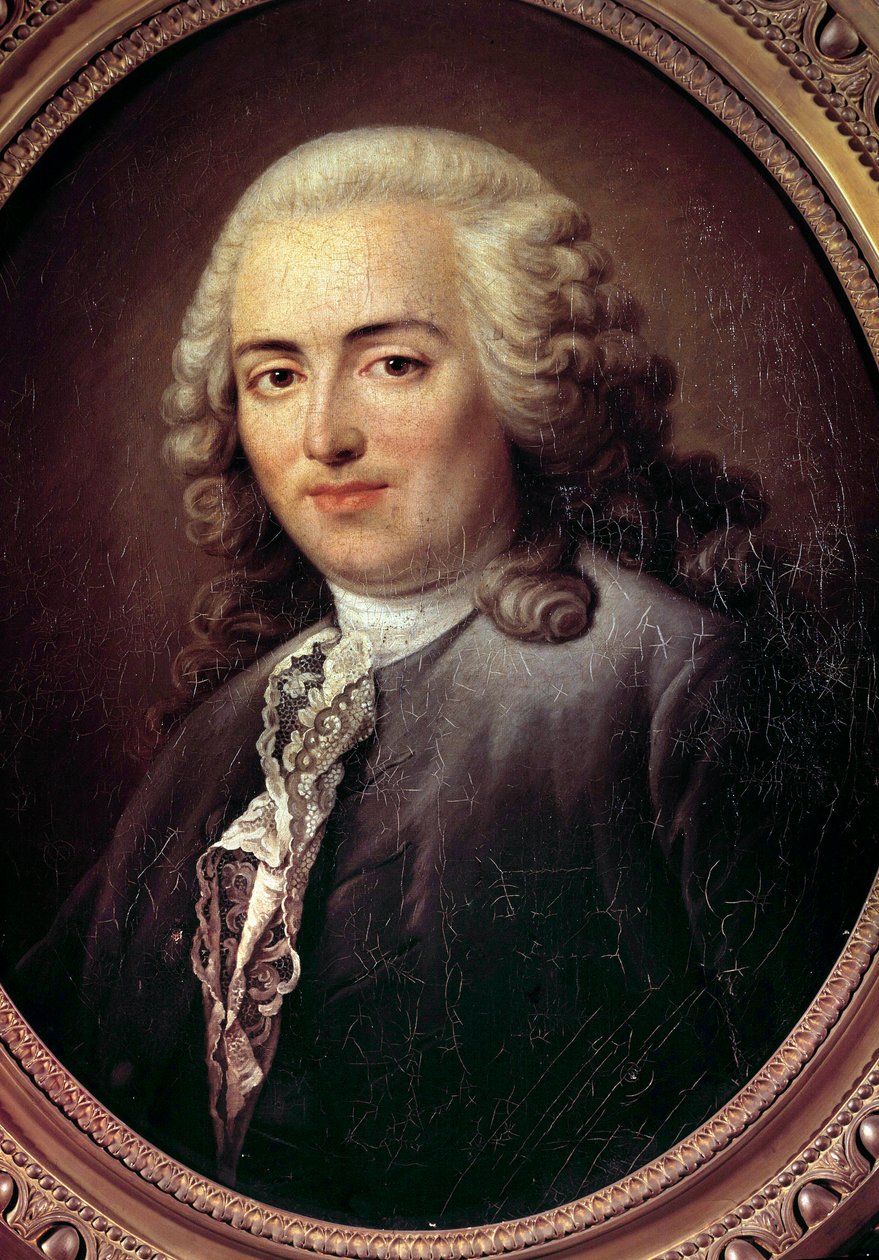 Portræt af Anne Robert Jacques Turgot (1727-1781) Ministermaleri af Antoine Graincourt (1748-1823) 1700-tallet søn. 0,54x0,64 m af Antoine Graincourt