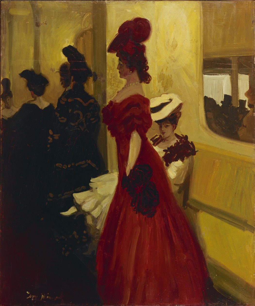 Theatre Box Spectatress, 1906 af Antoine Guillaume Minartz