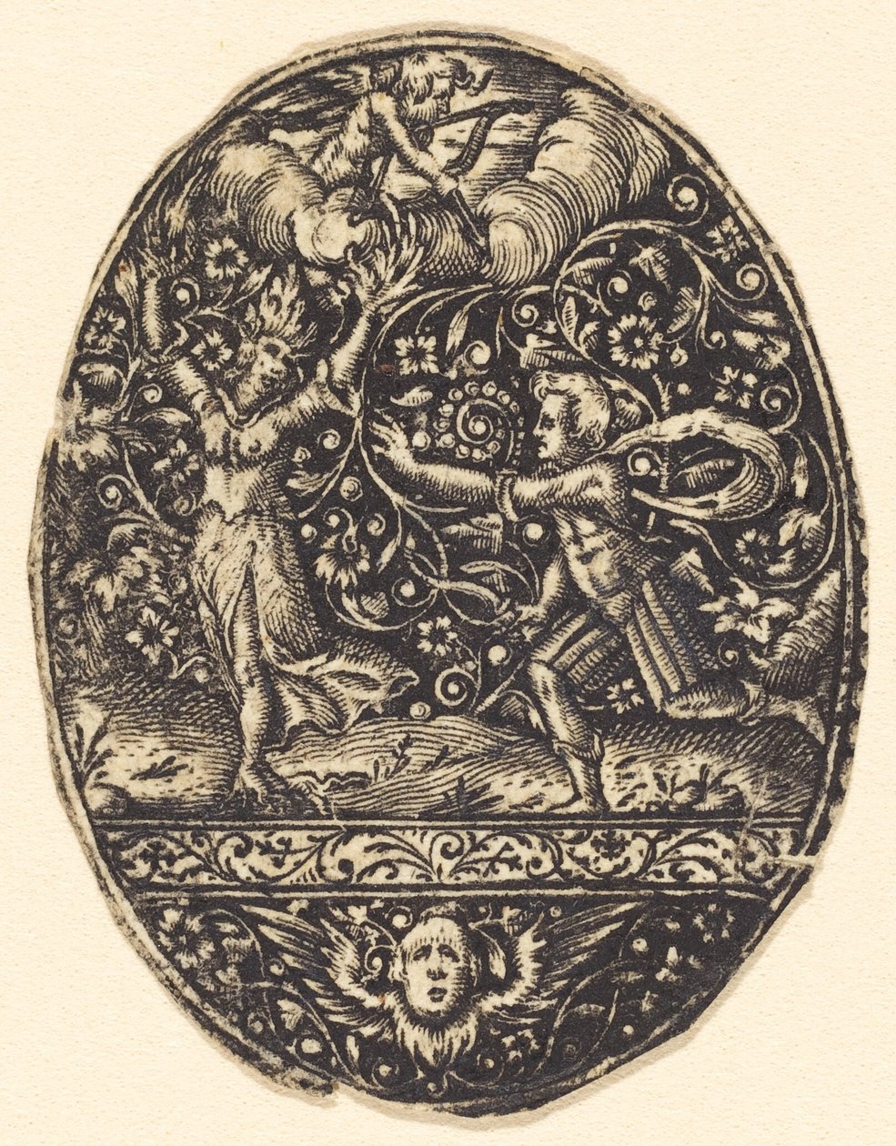 Apollo og Daphne af Antoine Jacquard