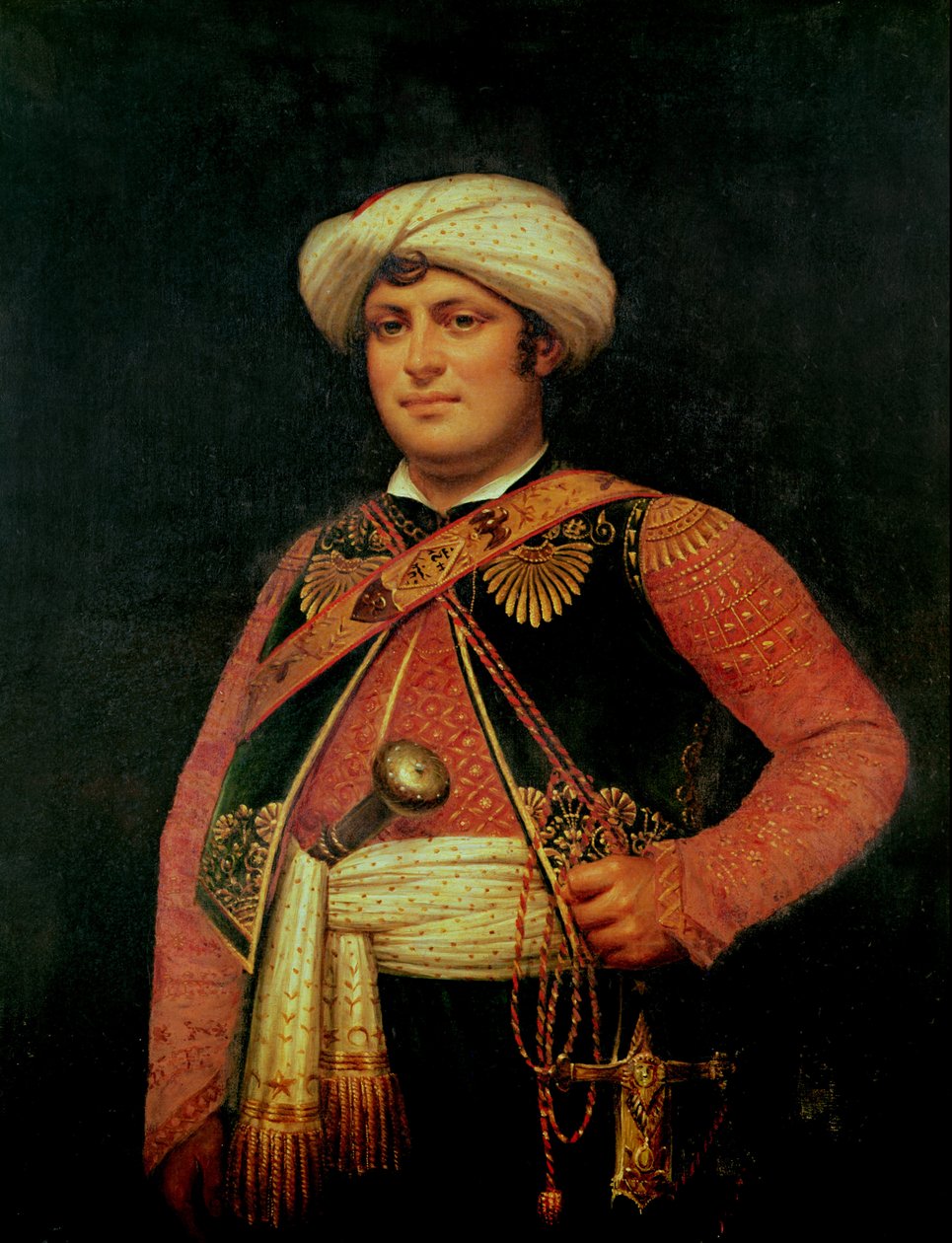 Roustan (1780-1845) (olie på lærred) af Antoine Jean (attr. to) Gros