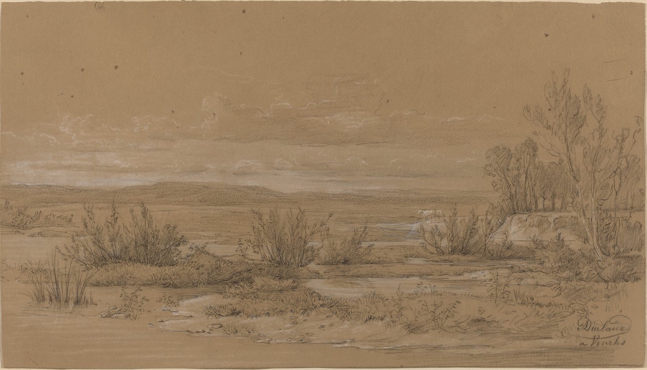 Landskab unge Vourlis af Antoine Jean Duclaux