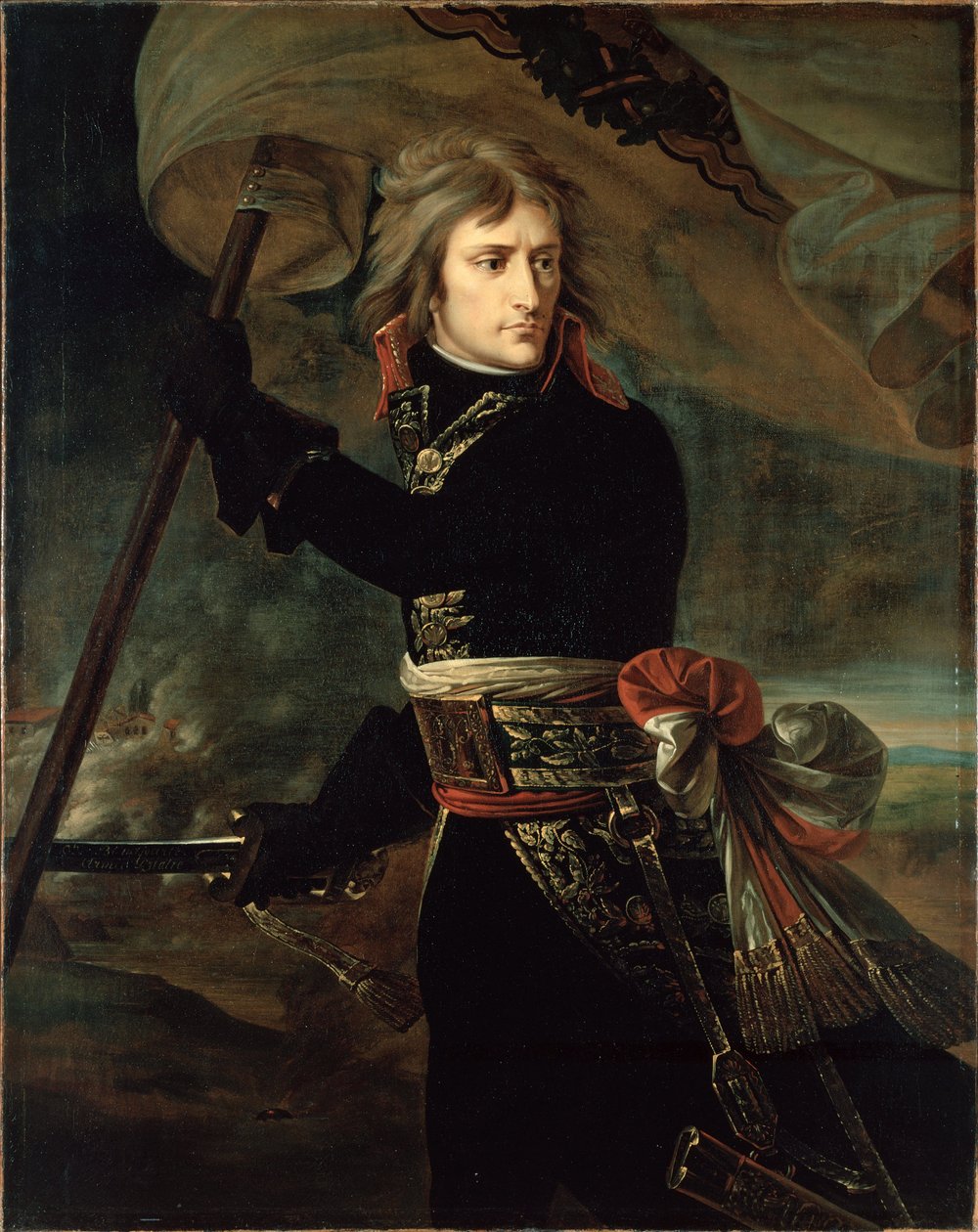 Fransk: Napoléon Bonaparte au pont d
