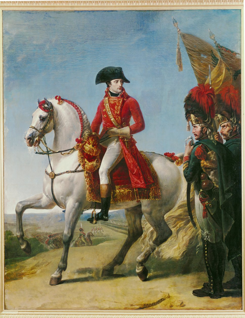 Napoleon Bonaparte, førstekonsul, efter slaget ved Marengo ... af Antoine Jean Gros