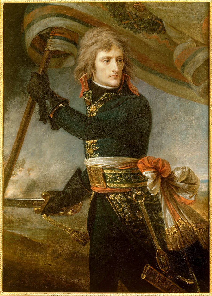 Napoleon Bonaparte ved Arcole-broen (17. november af Antoine Jean Gros