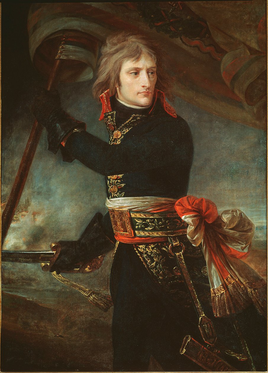 Napoleon Bonaparte ved Arcole-broen (17. november af Antoine Jean Gros