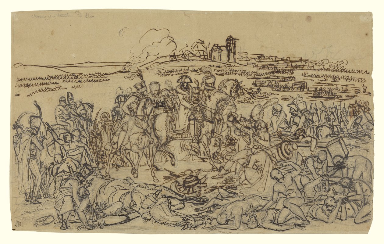 Napoleon på slagmarken ved Eylau af Antoine Jean Gros