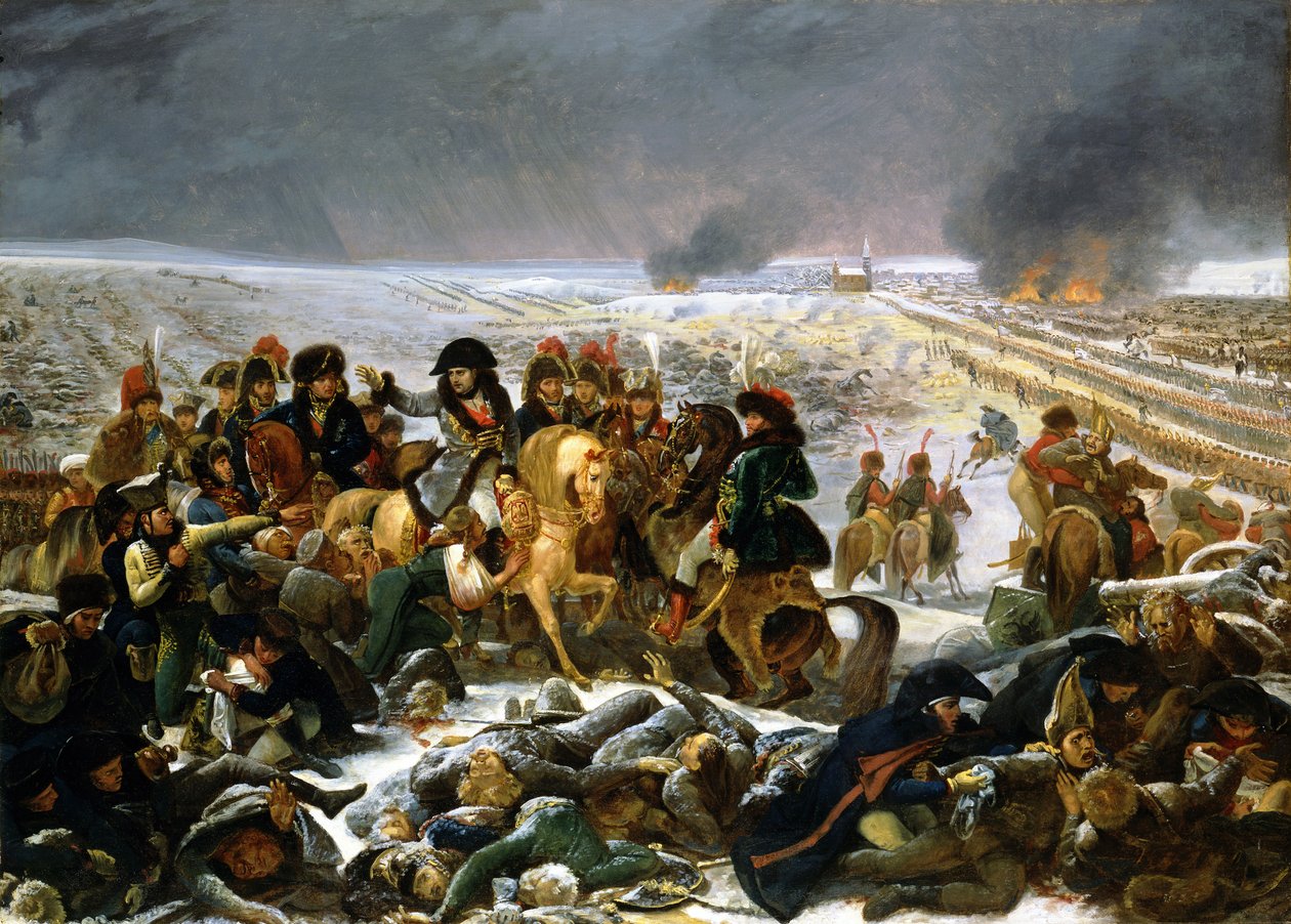 Napoleon på slagmarken ved Eylau, 1807 af Antoine Jean Gros