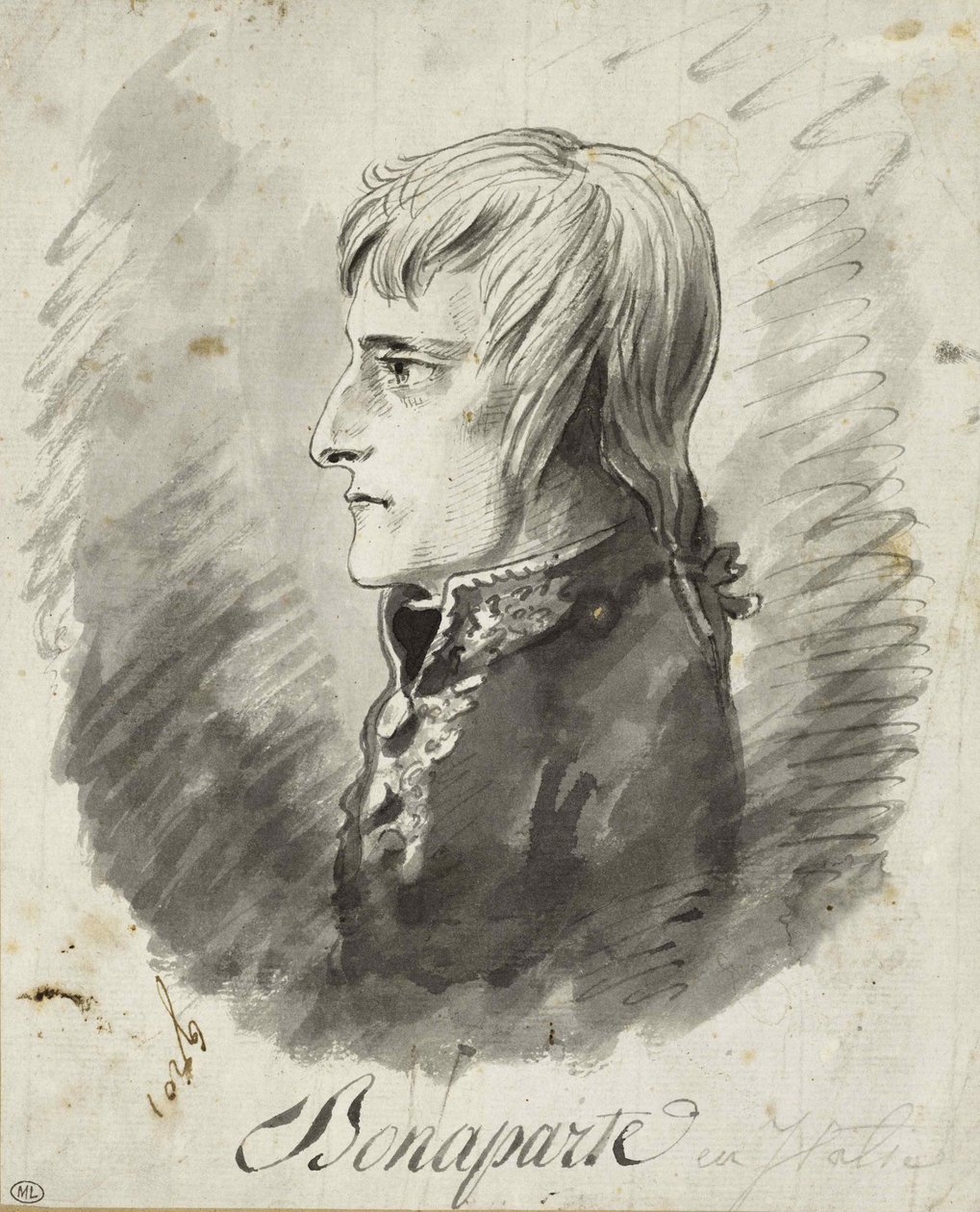 Napoleon Bonaparte, øverstkommanderende for den italienske hær, ca 1797. af Antoine Jean Gros