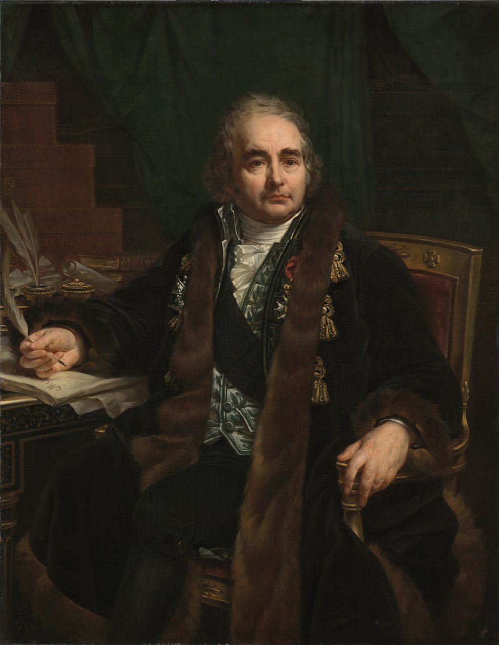 Portræt af grev Jean-Antoine Chaptal, 1824 af Antoine Jean Gros