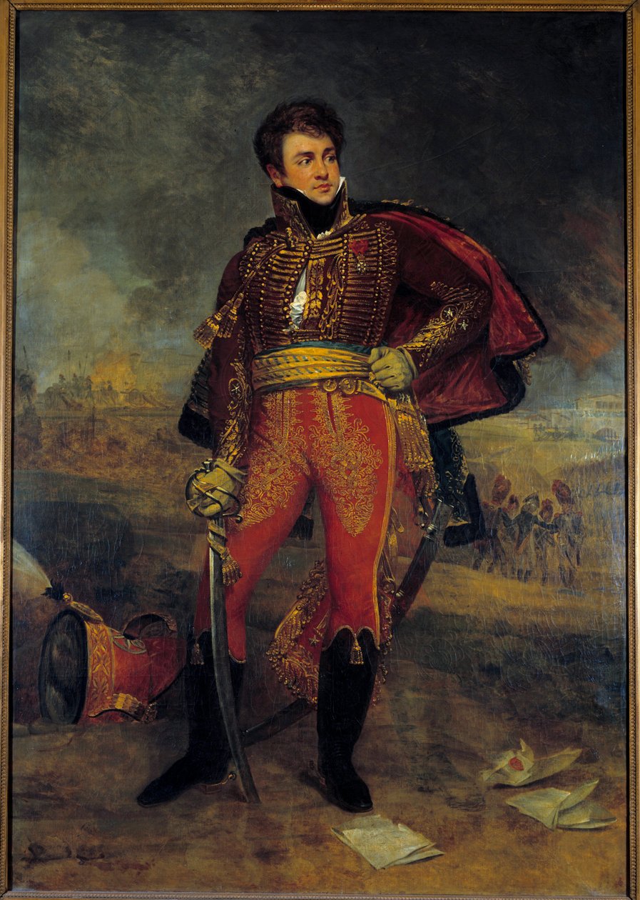 Portræt af general grev Francois Fournier Sarloveze (1773-1827) Maleri af Antoine Jean Gros (1771-1835) af Antoine Jean Gros