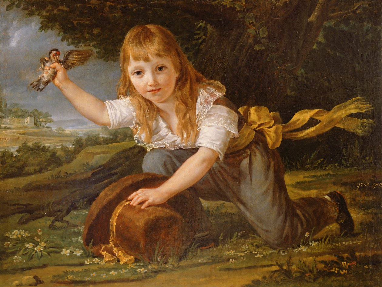 Portræt af Paulin des Hours Farel, 1793 af Antoine Jean Gros