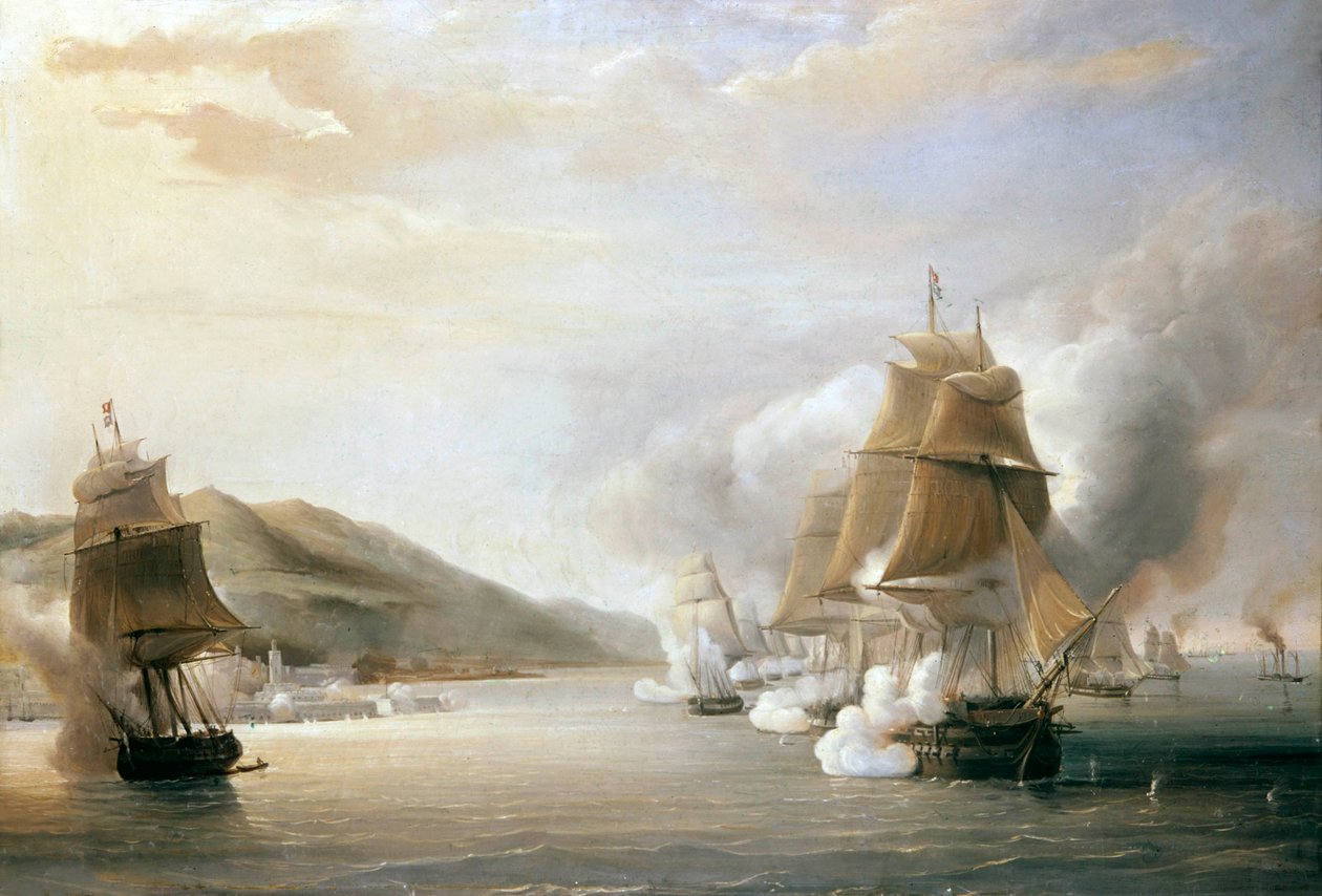 Erobringen af Algeriet, 3. juli 1830 (olie på lærred) af Antoine Leon Morel Fatio
