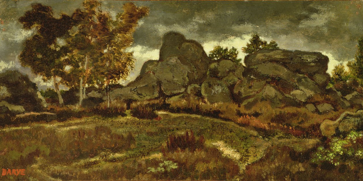 Skov ved Fontainebleau af Antoine Louis Barye