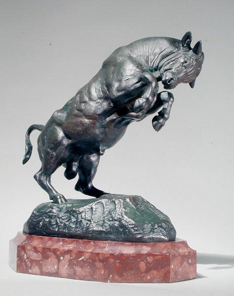 Opdrættende Tyr af Antoine Louis Barye